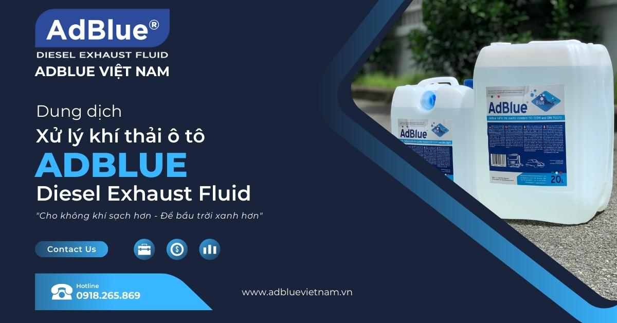 dung dịch xử lý khí thải ô tô adblue