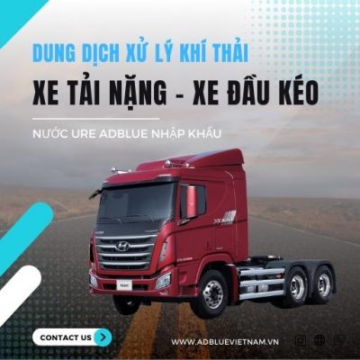 dung dịch xử lý khí thải xe tải nặng