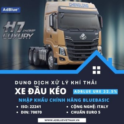dung dịch xử lý khí thải xe đầu kéo